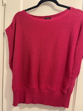 Ann Taylor Factory Hot Pink Boatneck Sweater Vest  (item 21)